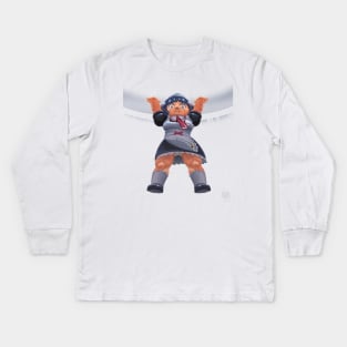 Genki Dama Roboco Kids Long Sleeve T-Shirt